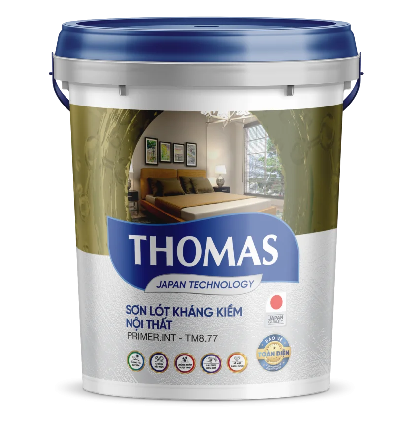 THOMAS PRIMER.INT: Sơn Lót Kháng Kiềm Nội Thất - TM8.77 - 22Kg