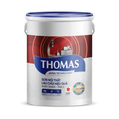THOMAS EASY WASH: Sơn nội thất lau chùi hiệu quả - TM8.3 - 6Kg
