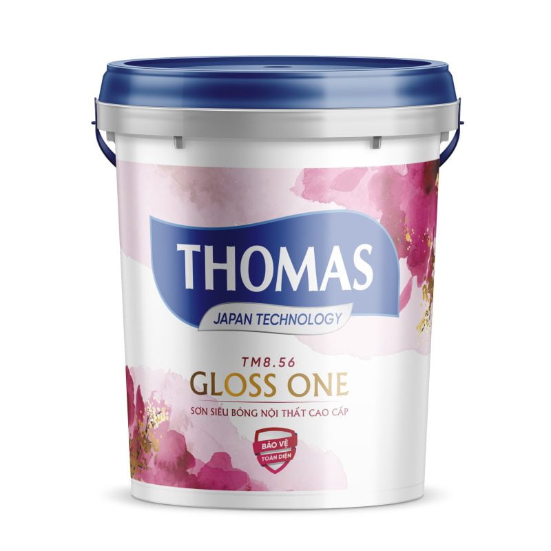 THOMAS GLOSS ONE: Sơn siêu bóng nội thất cao cấp - TM8.56 - 20Kg